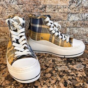 R13 Platform High Top Sneaker